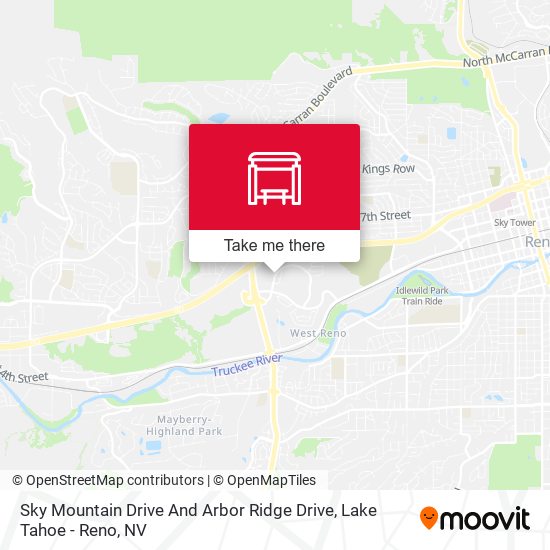 Mapa de Sky Mountain Drive And Arbor Ridge Drive