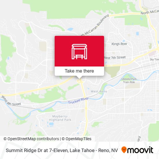 Summit Ridge Dr at 7-Eleven map