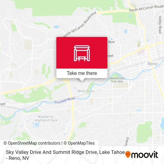 Sky Valley Drive And Summit Ridge Drive map