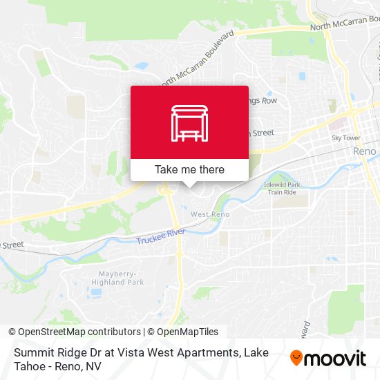 Mapa de Summit Ridge Dr at Vista West Apartments