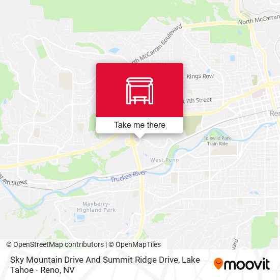Sky Mountain Drive And Summit Ridge Drive map