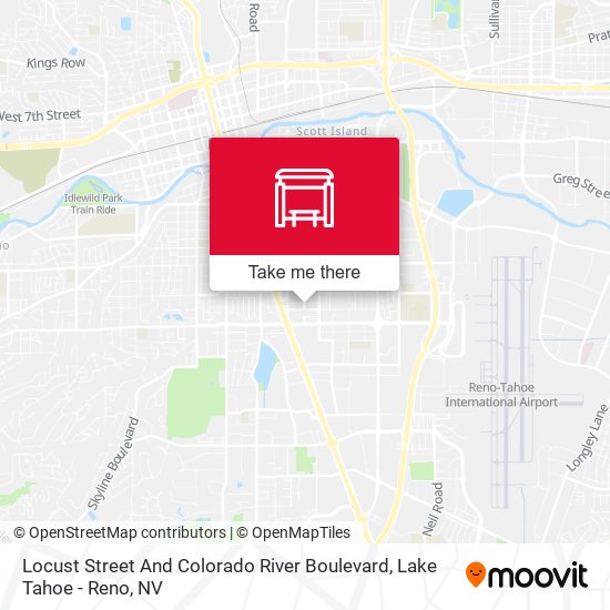 Locust Street And Colorado River Boulevard map