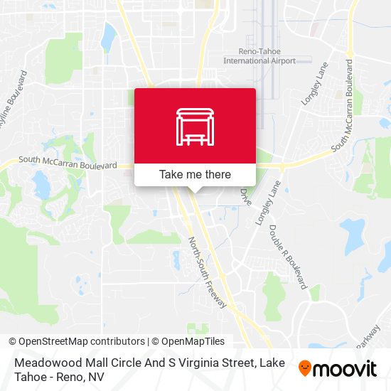 Meadowood Mall Circle And S Virginia Street map
