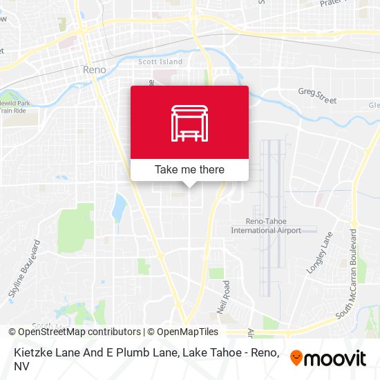 Kietzke Lane And E Plumb Lane map