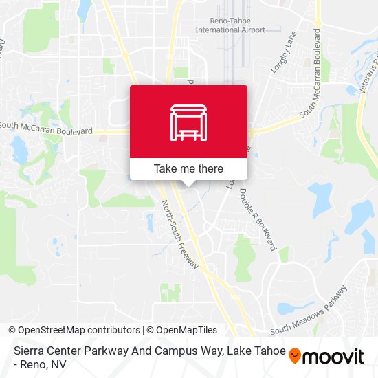 Sierra Center Parkway And Campus Way map