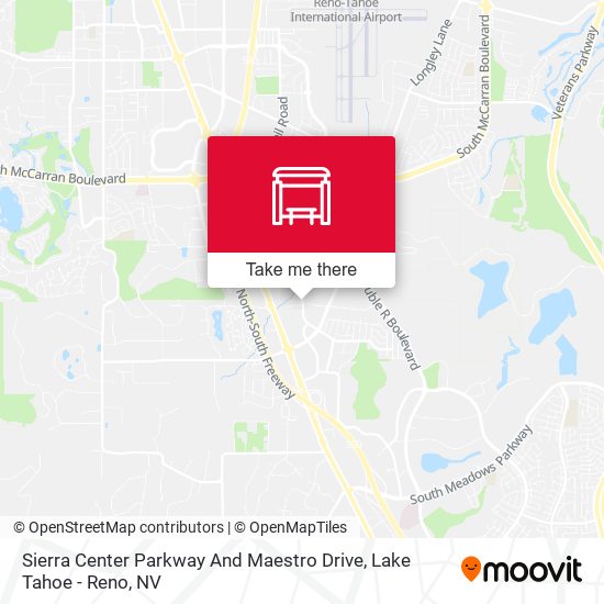 Sierra Center Parkway And Maestro Drive map