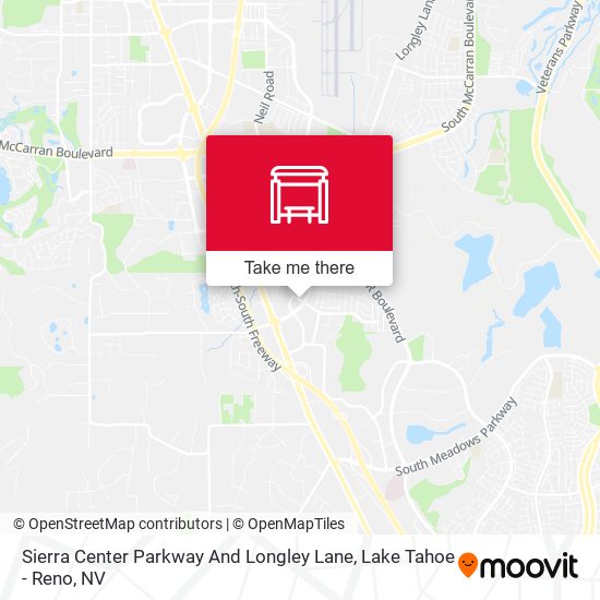 Sierra Center Parkway And Longley Lane map