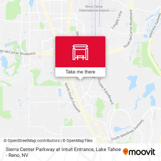 Sierra Center Parkway at Intuit Entrance map