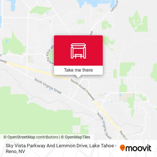 Mapa de Sky Vista Parkway And Lemmon Drive