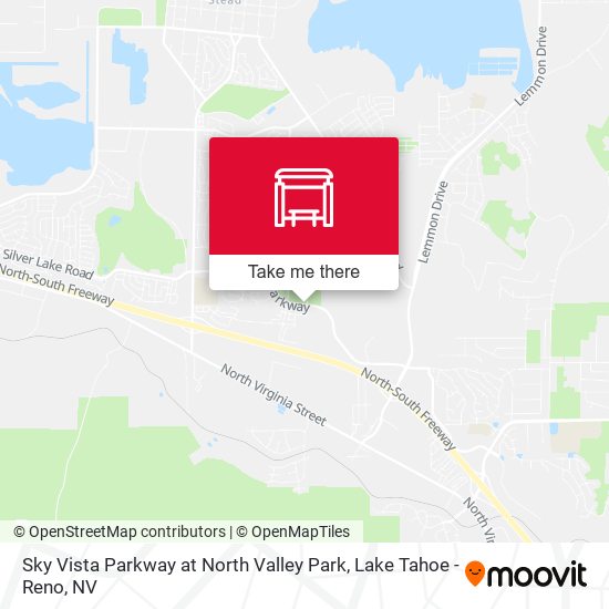 Sky Vista Parkway at North Valley Park map