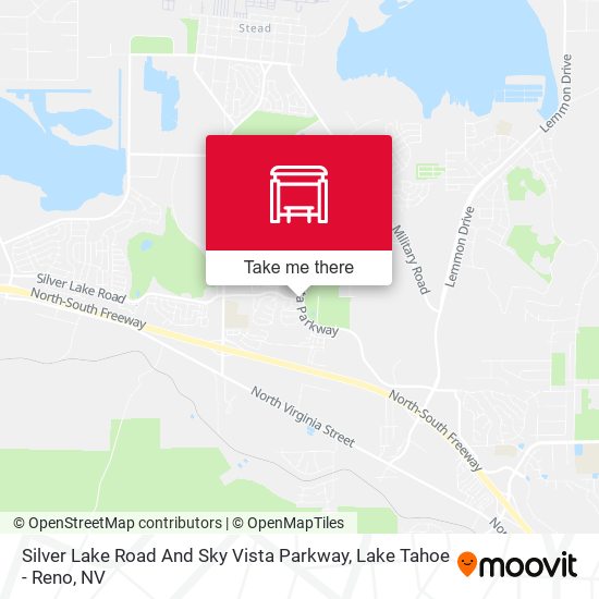 Silver Lake Road And Sky Vista Parkway map