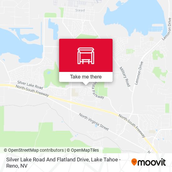 Silver Lake Road And Flatland Drive map