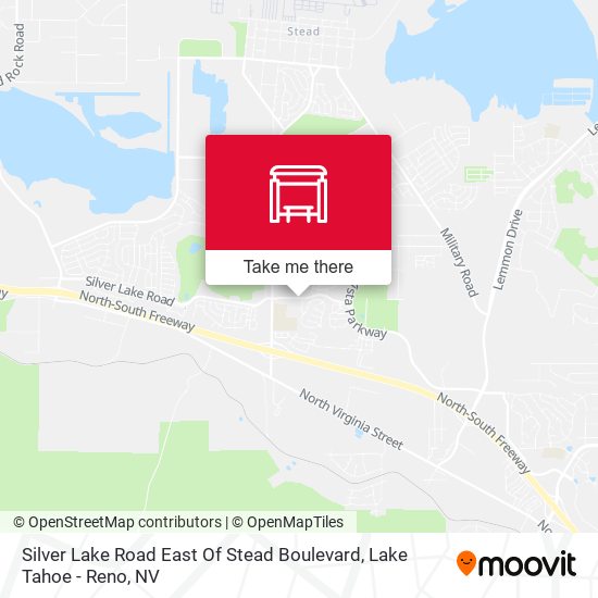 Silver Lake Road East Of Stead Boulevard map