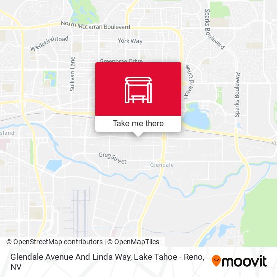 Glendale Avenue And Linda Way map