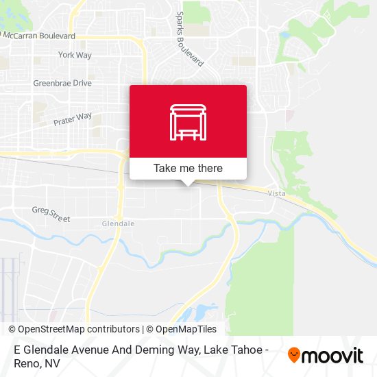 Mapa de E Glendale Avenue And Deming Way