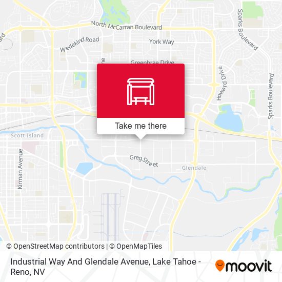 Industrial Way And Glendale Avenue map