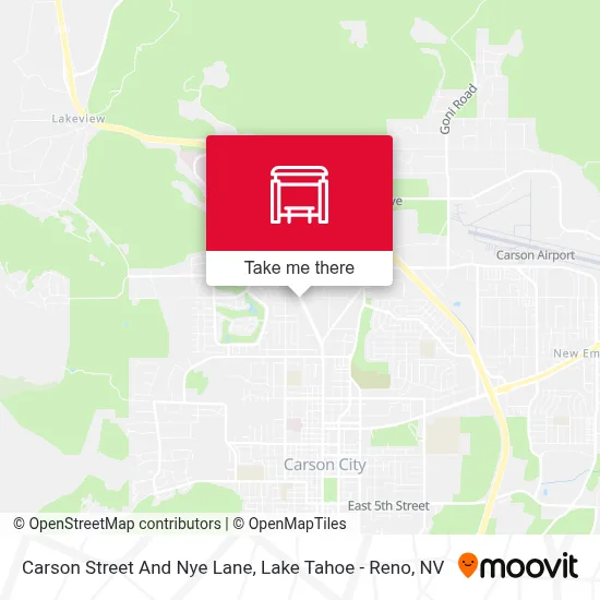 Carson Street And Nye Lane map