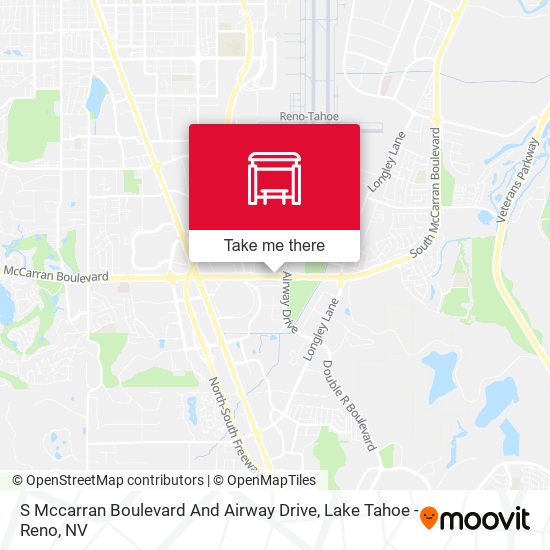 S Mccarran Boulevard And Airway Drive map