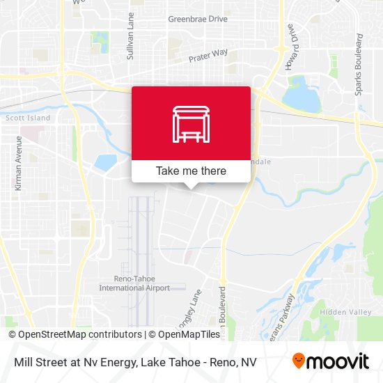 Mill Street at Nv Energy map