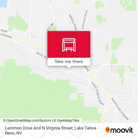 Lemmon Drive And N Virginia Street map