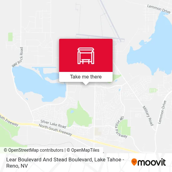 Lear Boulevard And Stead Boulevard map