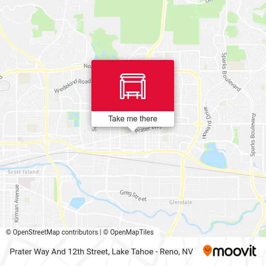 Prater Way And 12th Street map