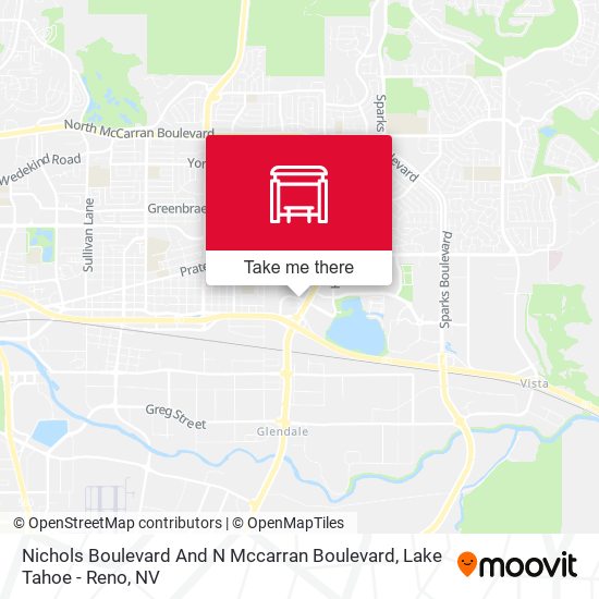 Nichols Boulevard And N Mccarran Boulevard map