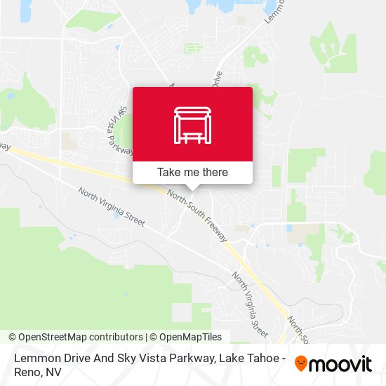 Lemmon Drive And Sky Vista Parkway map