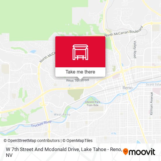 Mapa de W 7th Street And Mcdonald Drive