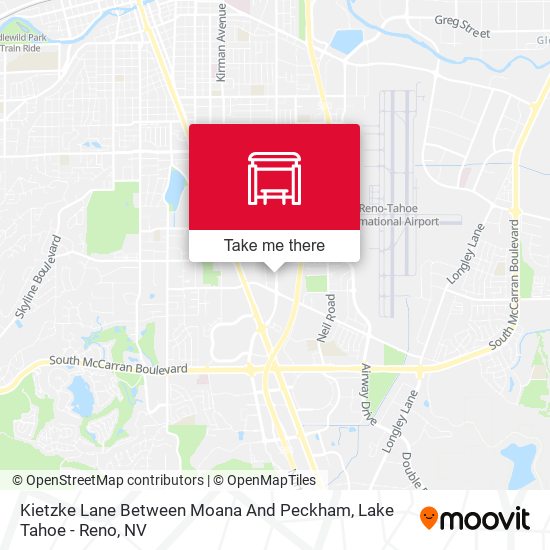 Mapa de Kietzke Lane Between Moana And Peckham