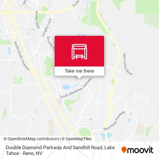 Double Diamond Parkway And Sandhill Road map