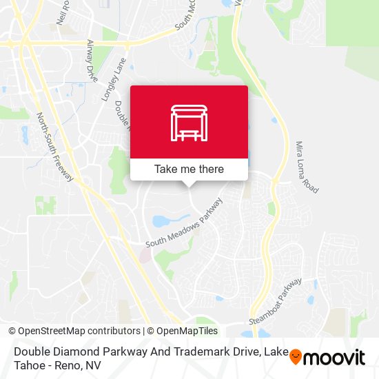 Mapa de Double Diamond Parkway And Trademark Drive