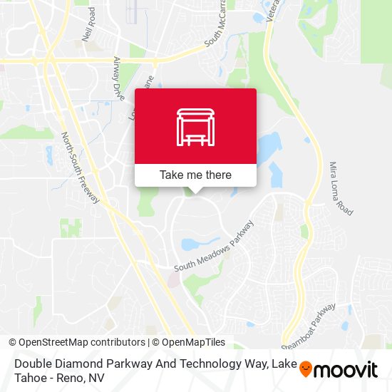 Double Diamond Parkway And Technology Way map