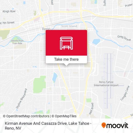 Kirman Avenue And Casazza Drive map