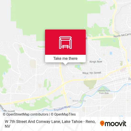 W 7th Street And Conway Lane map