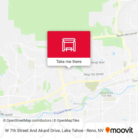 W 7th Street And Akard Drive map
