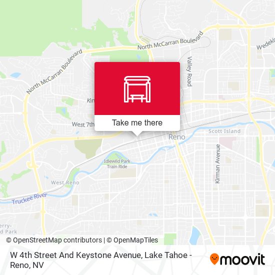 W 4th Street And Keystone Avenue map