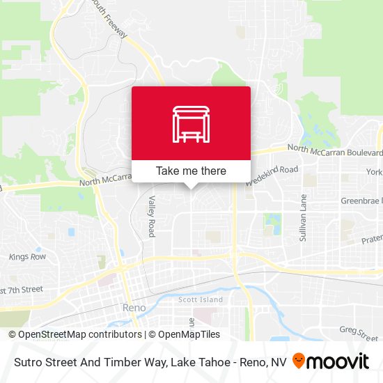 Sutro Street And Timber Way map