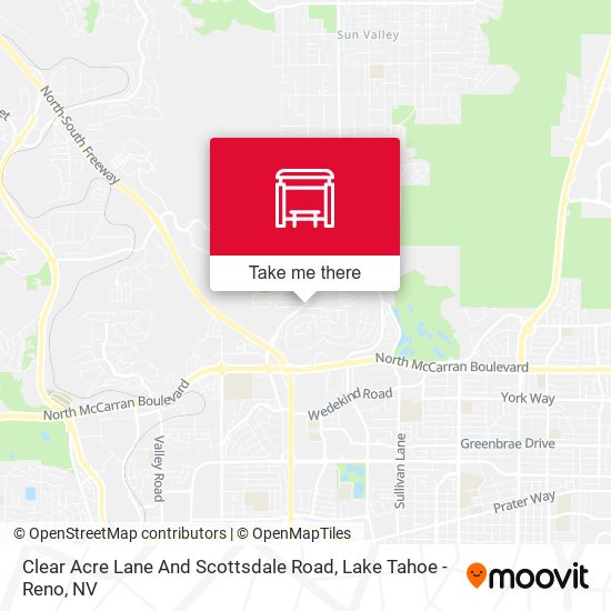 Clear Acre Lane And Scottsdale Road map