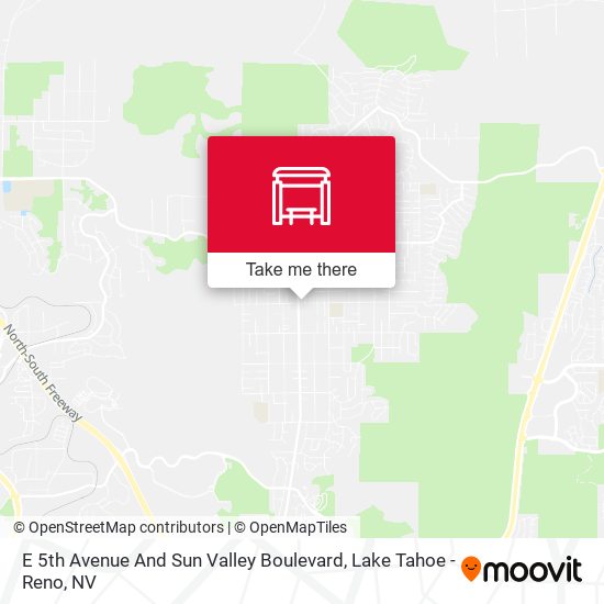 E 5th Avenue And Sun Valley Boulevard map