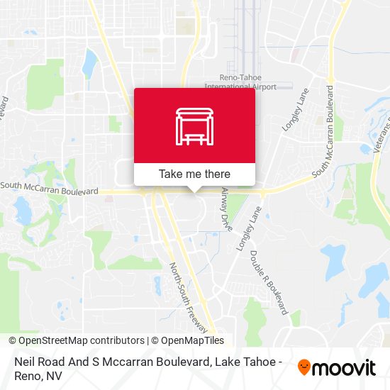 Neil Road And S Mccarran Boulevard map