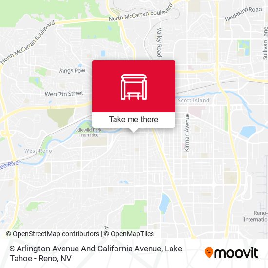 S Arlington Avenue And California Avenue map