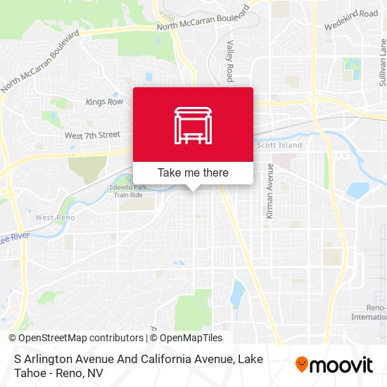 Mapa de S Arlington Avenue And California Avenue