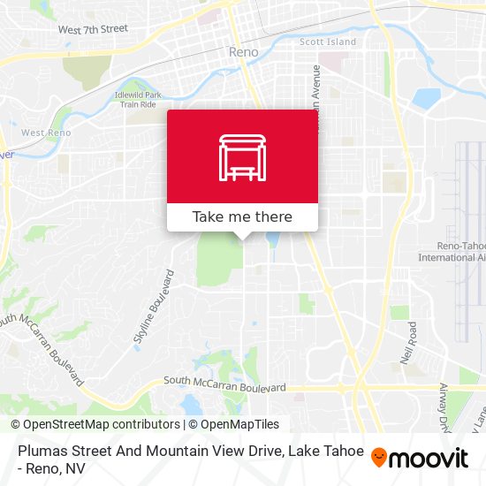 Mapa de Plumas Street And Mountain View Drive