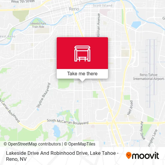 Lakeside Drive And Robinhood Drive map