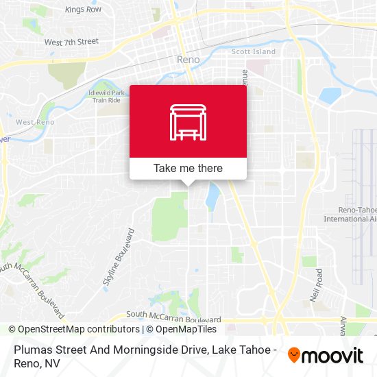 Plumas Street And Morningside Drive map
