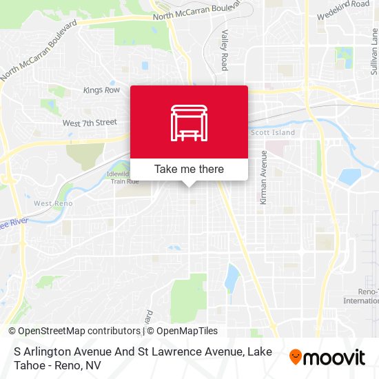 S Arlington Avenue And St Lawrence Avenue map