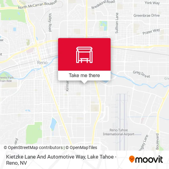 Mapa de Kietzke Lane And Automotive Way