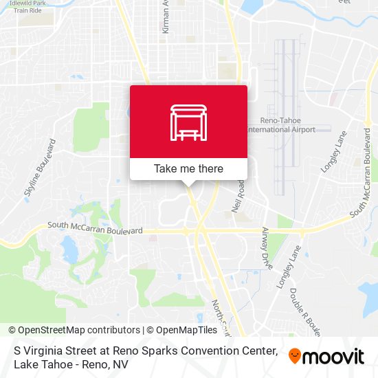 Mapa de S Virginia Street at Reno Sparks Convention Center