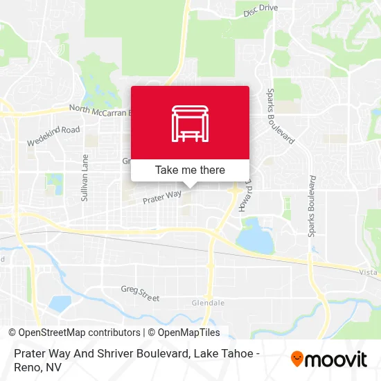 Prater Way And Shriver Boulevard map